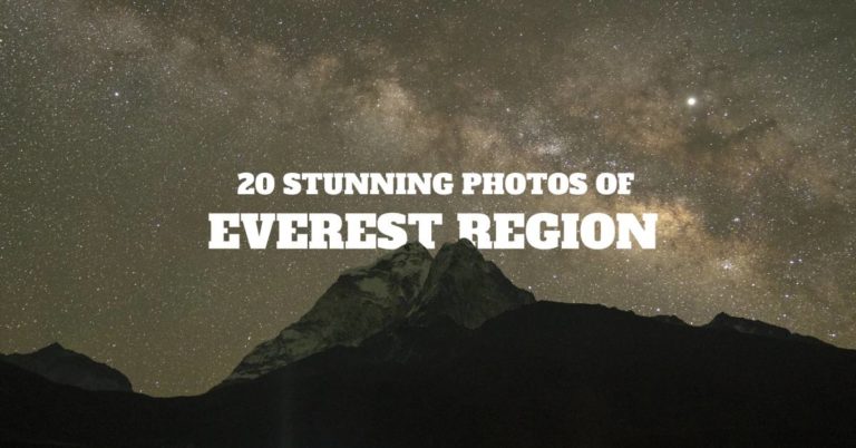 Mount Amadablam at night, Everest Base Camp Trek