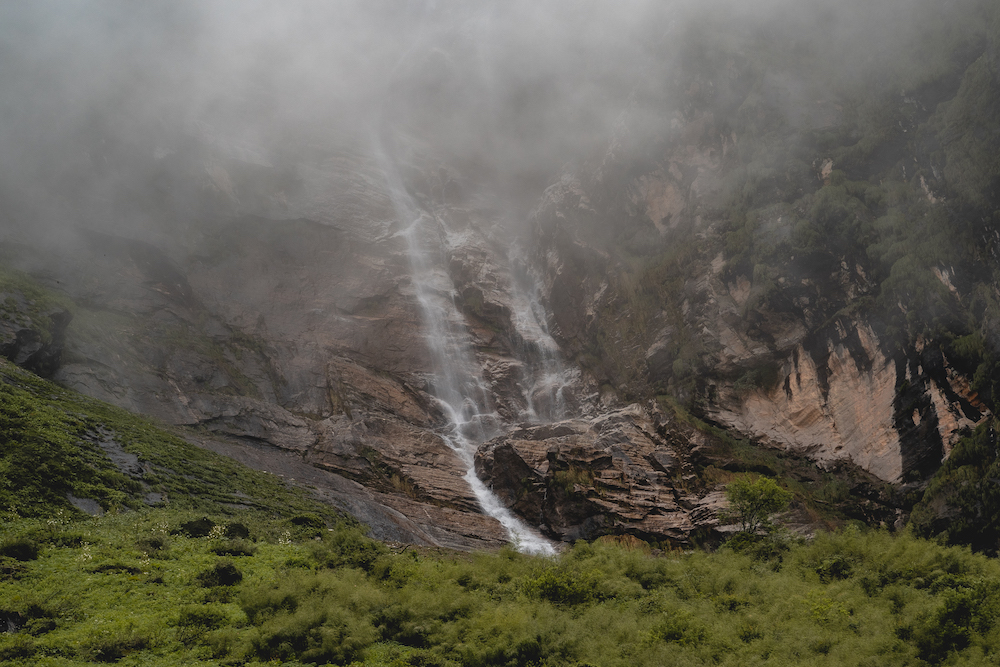 Waterfalls seen during ABC Trek. Photo: Abhishek Dhakal