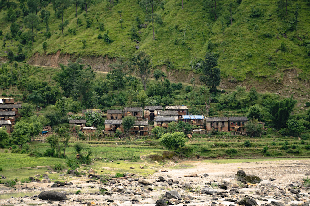 Villages seen on the way to Shera Village in Kalikot. Photo: Abhishek Dhakal