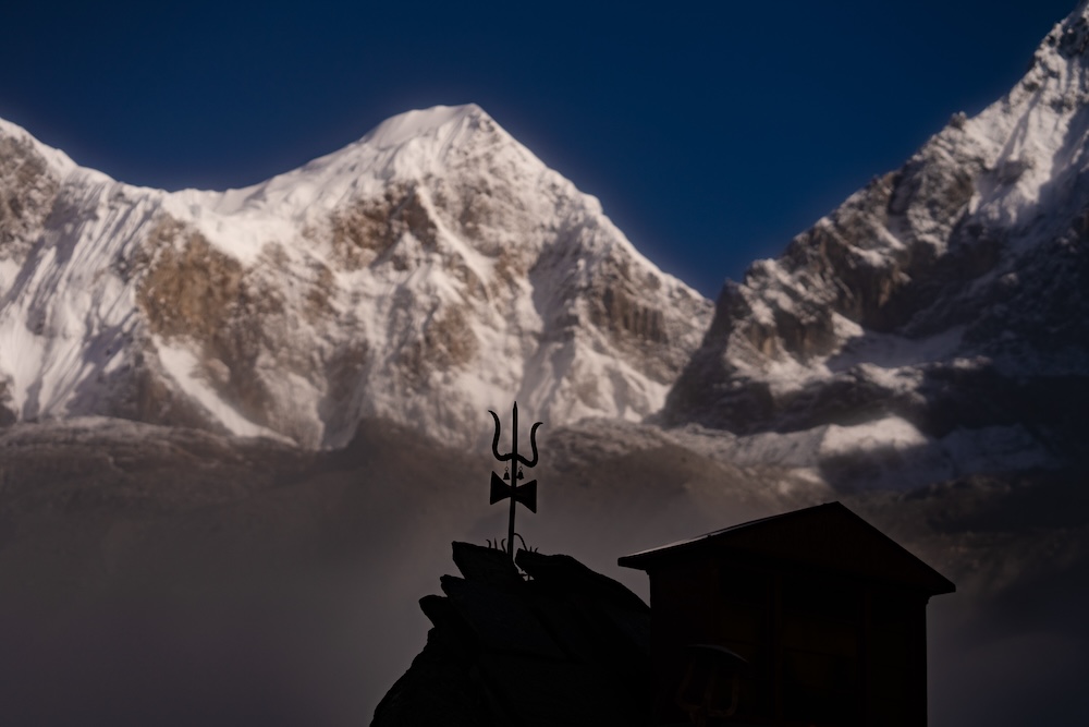 Magical Himalayas seen from Dudhkunda Lake at 4600m. Photo: Abhishek Dhakal