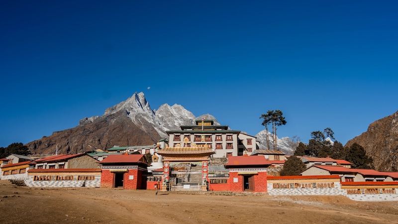 Tengboche Monstery is the largest gompa in the Khumbu region of Nepal.