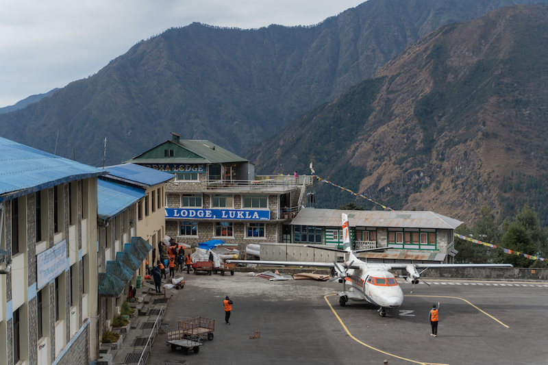 Tenzing-Hillary Airport, also known as Lukla Airport, is a domestic airport in the town of Lukla.