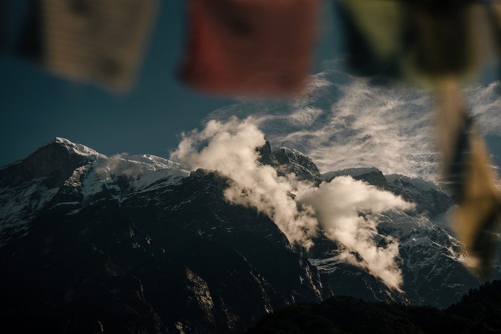 Might Himalayas Seen from Hugu