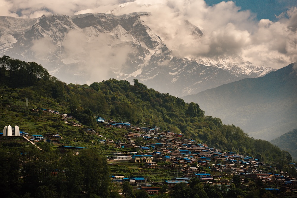 Sikles Village in Kaski District