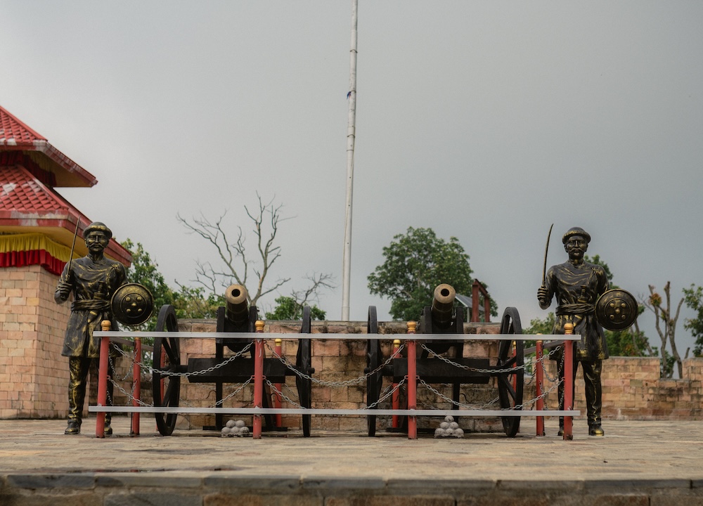The story of Udayapur Gadhi lives on in its fearless guards and historic cannons.