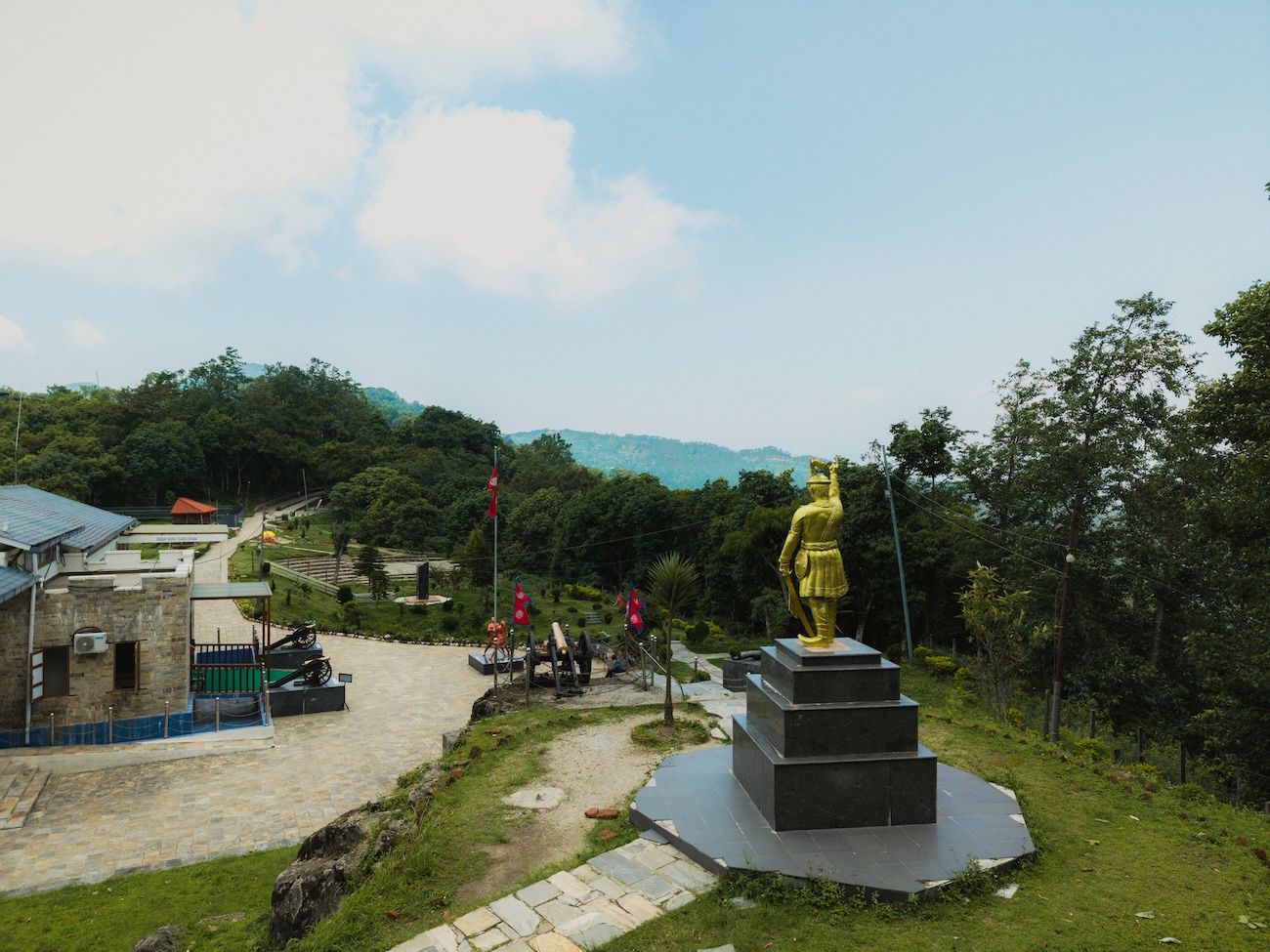 The Sindhuli Gadhi Museum and statue of Prithvi Narayan Shah commemorate the fortress's vital role in Nepal's unification campaign.