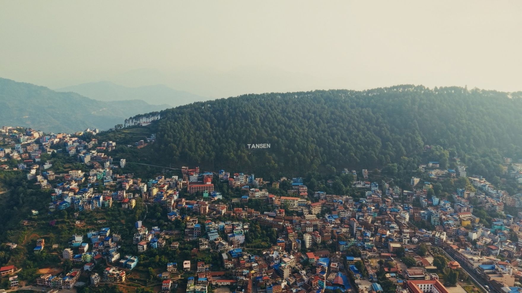 Tansen from above, where timeless heritage meets the hills of Palpa.